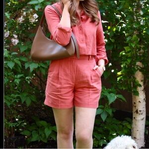 Aritzia Wilfred Linen Shorts